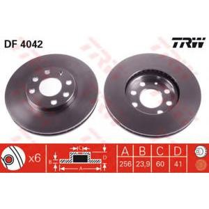 спирачен диск TRW DF4042