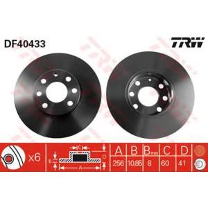 спирачен диск TRW DF4043