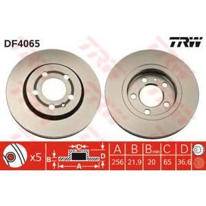 спирачен диск TRW DF4065