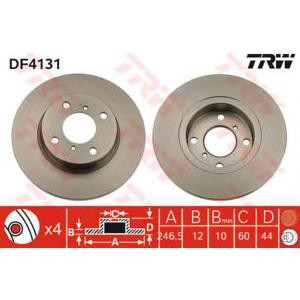 спирачен диск TRW DF4131