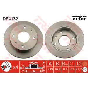 спирачен диск TRW DF4132