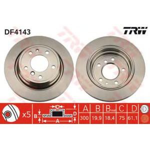 спирачен диск TRW DF4143