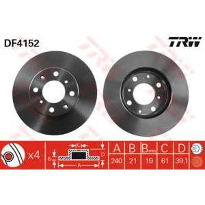 спирачен диск TRW DF4152