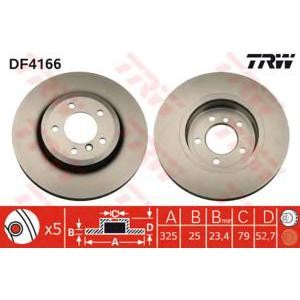 спирачен диск TRW DF4166
