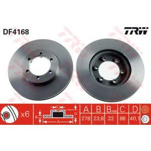 спирачен диск TRW DF4168