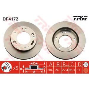 спирачен диск TRW DF4172