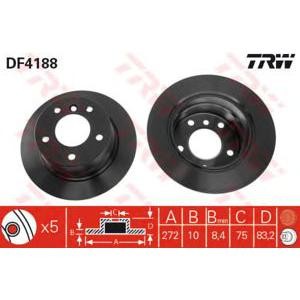 спирачен диск TRW DF4188