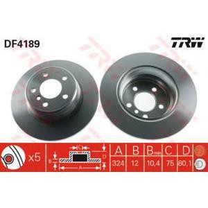 спирачен диск TRW DF4189