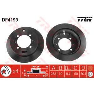 спирачен диск TRW DF4193