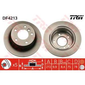 спирачен диск TRW DF4213