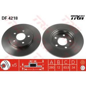 спирачен диск TRW DF4218