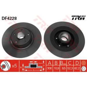 спирачен диск TRW DF4228