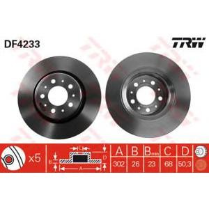 спирачен диск TRW DF4233 