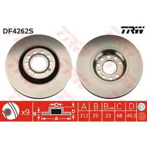 спирачен диск TRW DF4262S