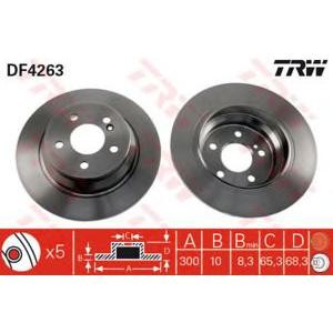 спирачен диск TRW DF4263