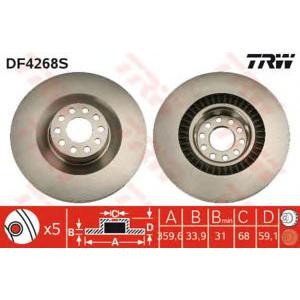 спирачен диск TRW DF4268S