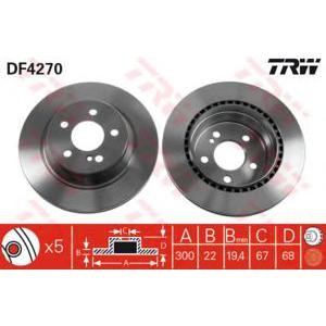 спирачен диск TRW DF4270