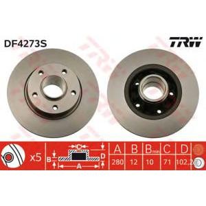 спирачен диск TRW DF4273S