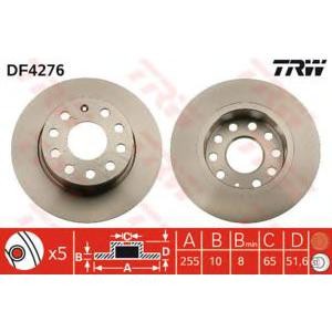 спирачен диск TRW DF4276