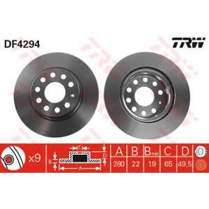 спирачен диск TRW DF4294