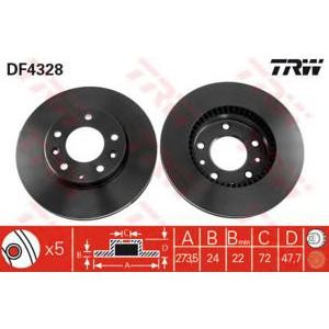 спирачен диск TRW DF4328 