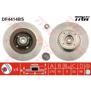 спирачен диск TRW DF4414BS 