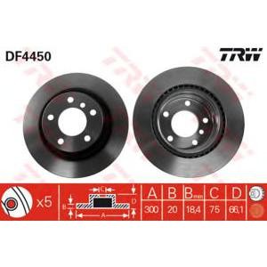 спирачен диск TRW DF4450 