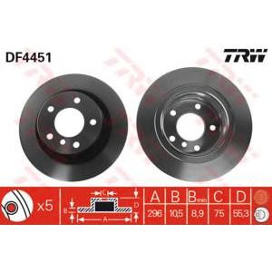 спирачен диск TRW DF4451 