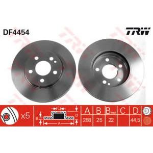 спирачен диск TRW DF4454 