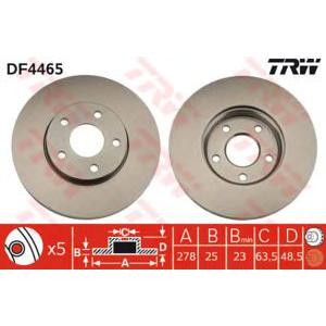 спирачен диск TRW DF4465