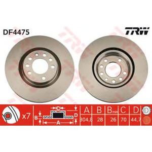 спирачен диск TRW DF4475 