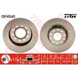 спирачен диск TRW DF4545 