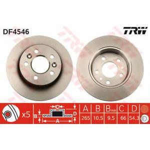 спирачен диск TRW DF4546
