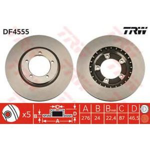 спирачен диск TRW DF4555 
