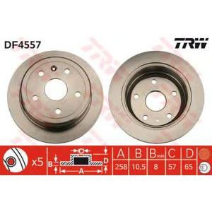 спирачен диск TRW DF4557