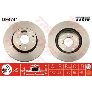 спирачен диск TRW DF4741