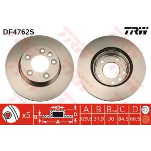 спирачен диск TRW DF4762S