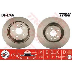 спирачен диск TRW DF4766