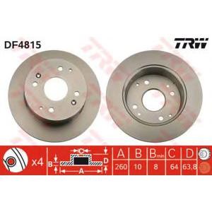 спирачен диск TRW DF4815