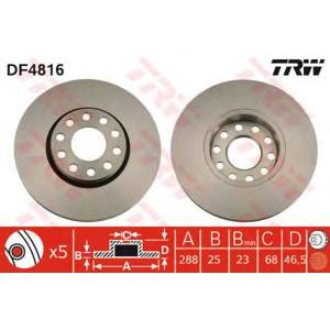 спирачен диск TRW DF4816 