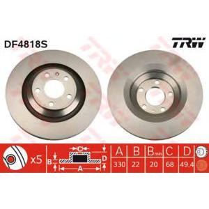 спирачен диск TRW DF4818S