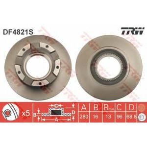 спирачен диск TRW DF4821S