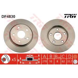 спирачен диск TRW DF4830 