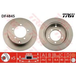 спирачен диск TRW DF4845