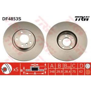спирачен диск TRW DF4853S 