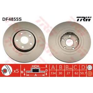 спирачен диск TRW DF4855S