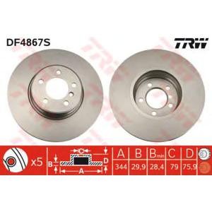 спирачен диск TRW DF4867S
