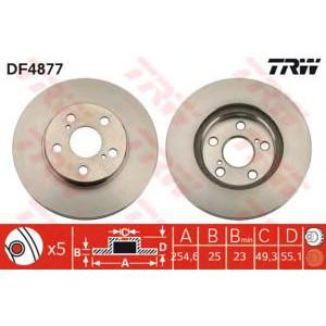 спирачен диск TRW DF4877