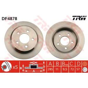 спирачен диск TRW DF4878