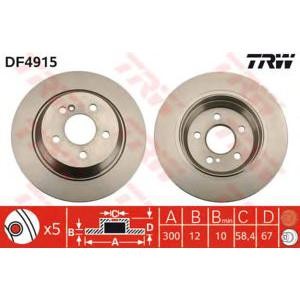 спирачен диск TRW DF4915 